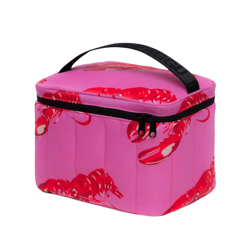 Lunch bag with horse pattern on a white background