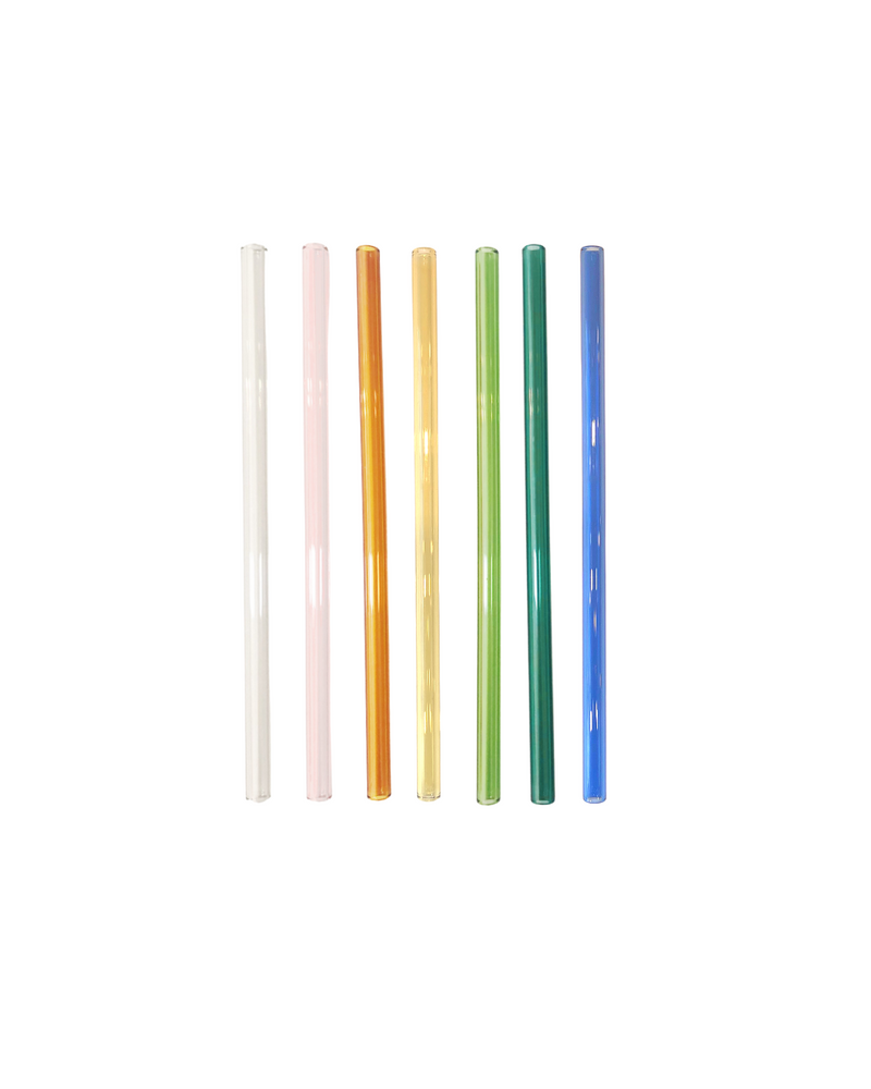 Amber GLASS STRAW - Amber Straws, Reusable Straws, Eco Friendly Straws, Smoothie Straws, Colored Straws, Glass Straws