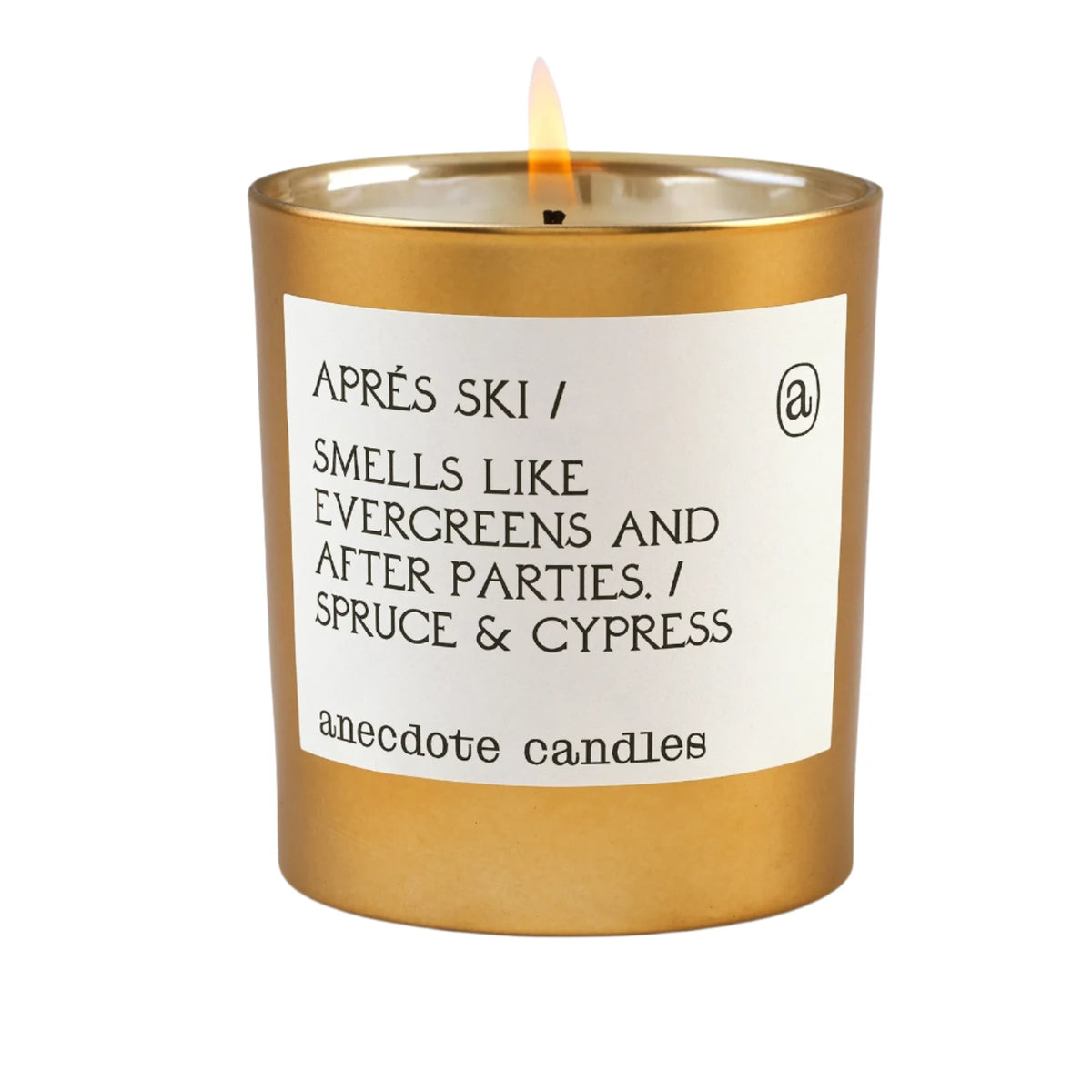 Holiday Gold Tumbler Candle