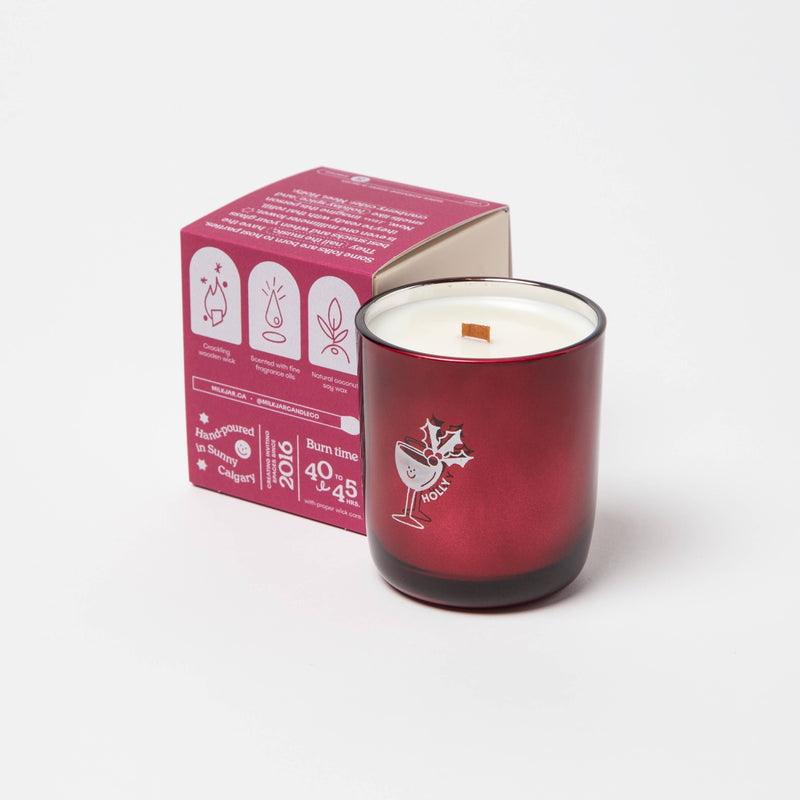 Holly - Cranberry, Clove & Pine Coconut Soy Candle