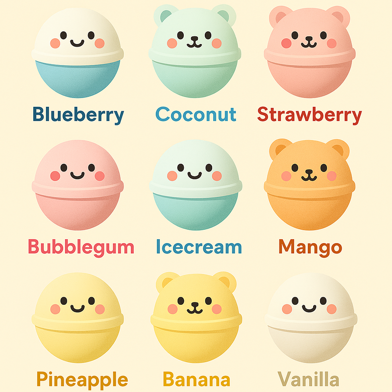 Non-Toxic Bath Bomb Set For Kids