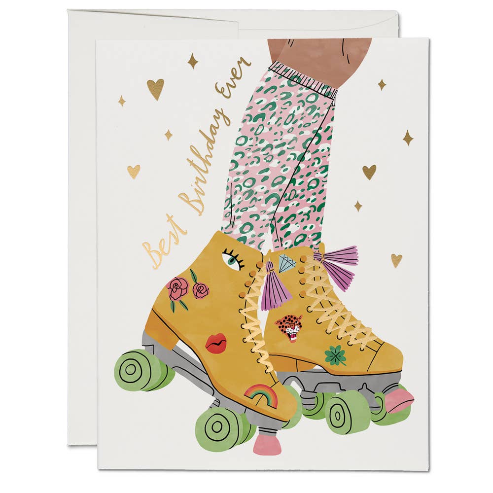 Birthday Card: Roller Skate