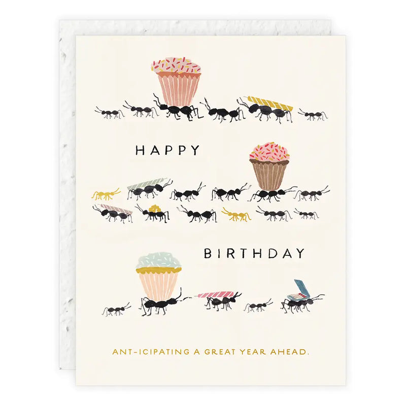 Birthday Card: Ant-icipating a Great Year