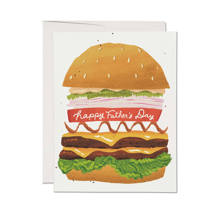 Father's Day Card: Double Cheeseburger