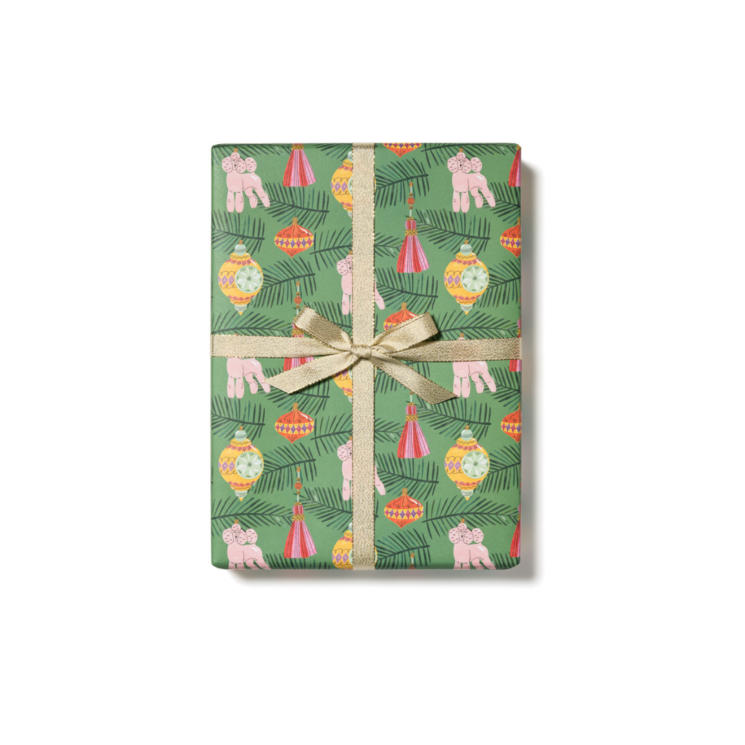 Compostable & Recyclable Holiday Wrapping Paper