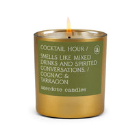 Holiday Gold Tumbler Candle