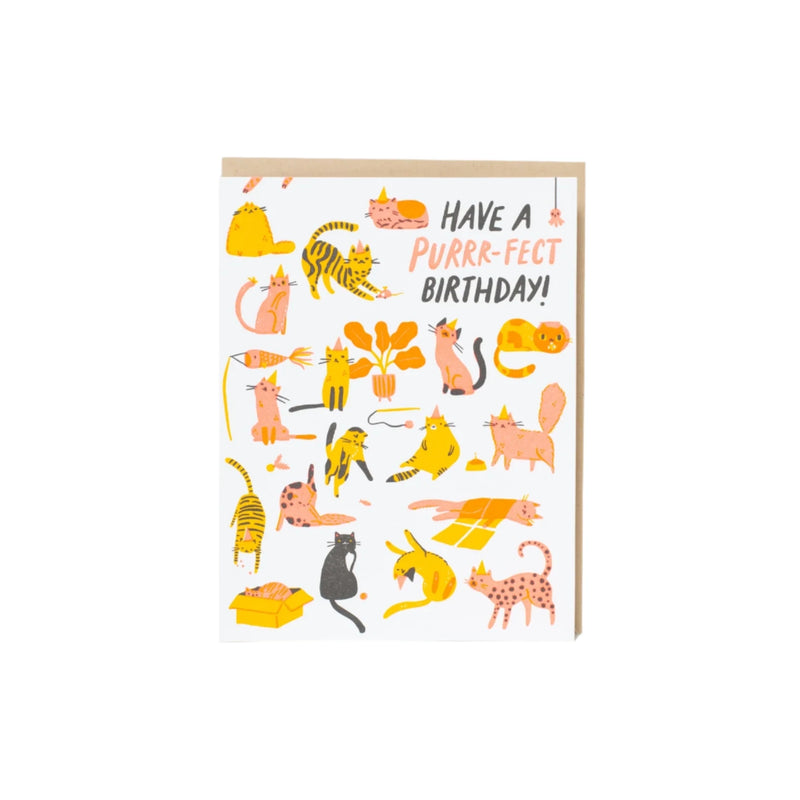 Birthday Cards:  Purr-fect Birthday