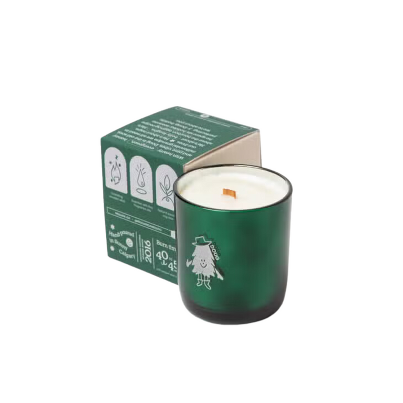 Doug: Evergreen, Bourbon & Musk Coconut Soy Candle