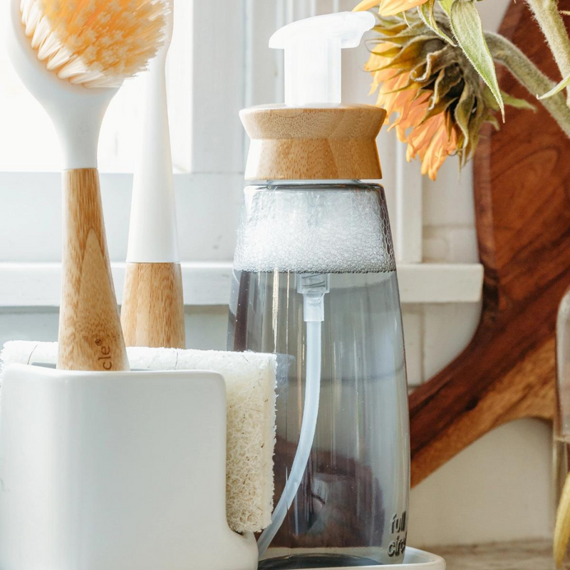 Bamboo & Recycled Glass Foaming Soap Dispenser