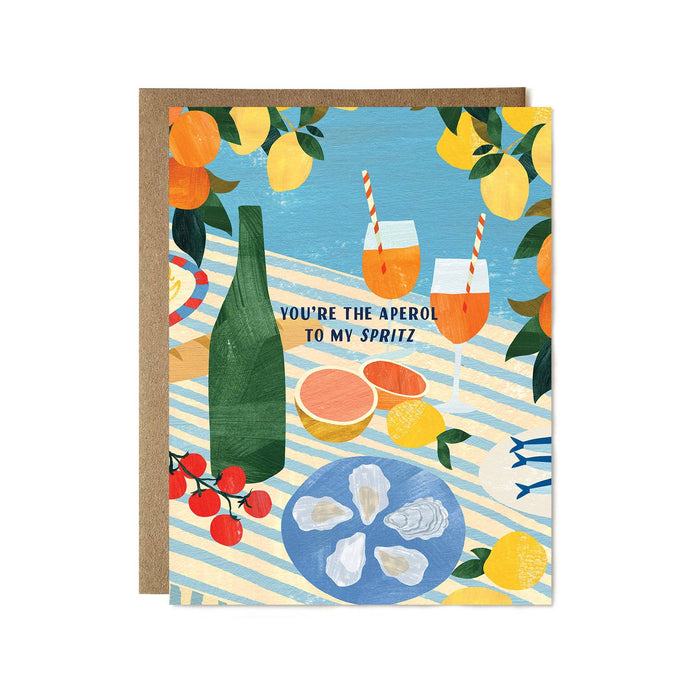 Love & Friendship Card: Aperol Spritz