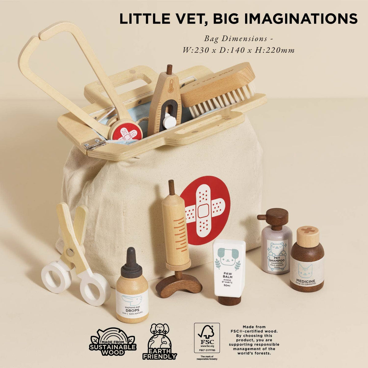 Animal Vet Pretend Play Set
