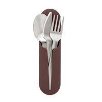 Reusable Utensil Set in Silicone Case