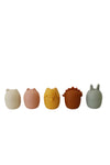 Silicone Animal Bath Toy Set