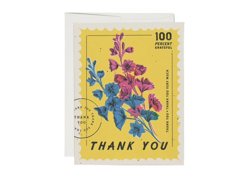 Thank You Card:  100% Grateful