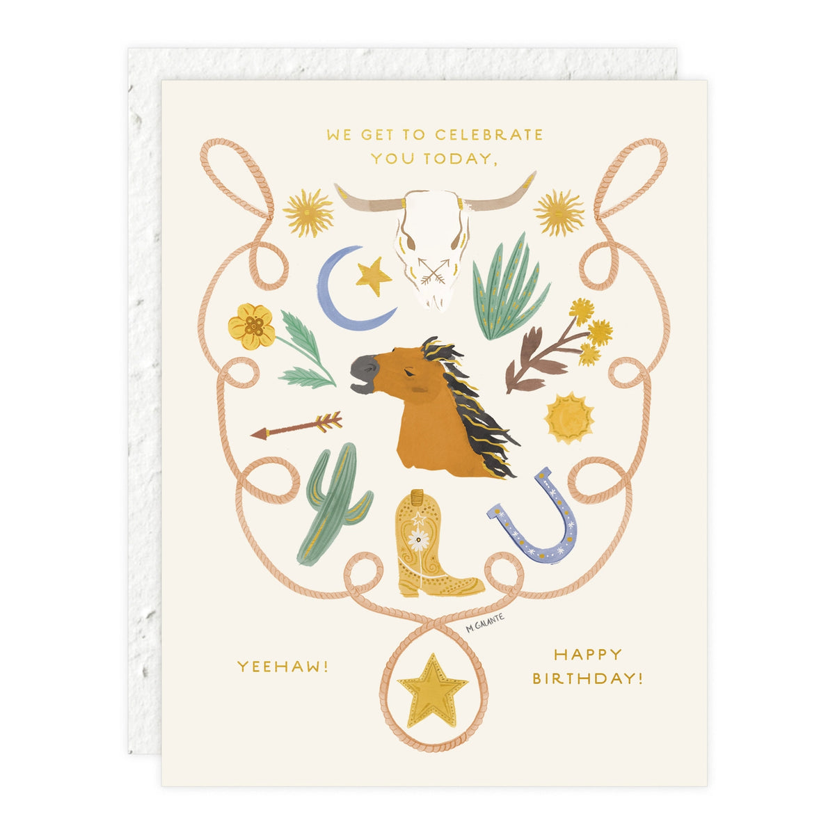 Birthday Card: Yee Haw