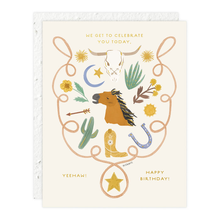 Birthday Card: Yee Haw