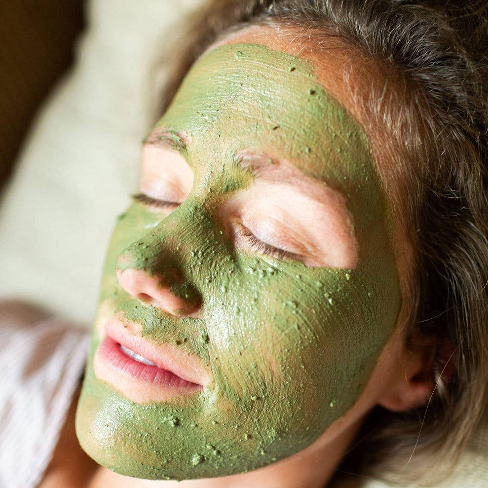 Single-Serve Matcha Enzyme Mask