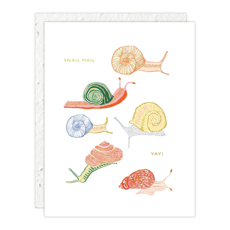Just Because Card: Snails