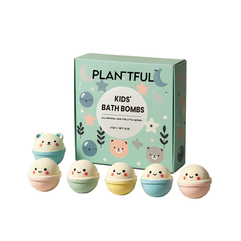 Non-Toxic Bath Bomb Set For Kids
