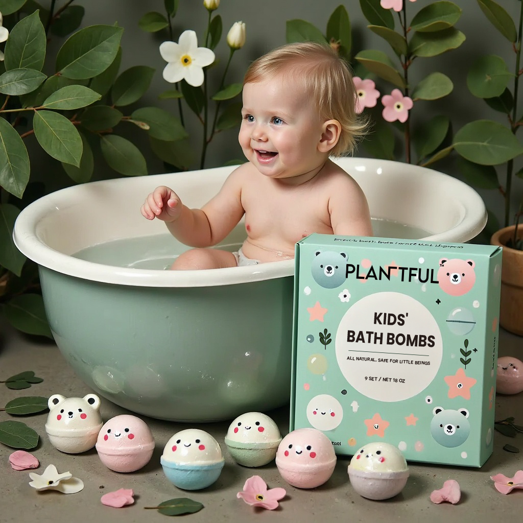 Non-Toxic Bath Bomb Set For Kids