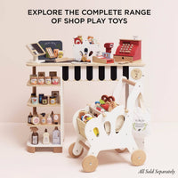 Eco-Friendly Wooden Groceries Set & Scanner