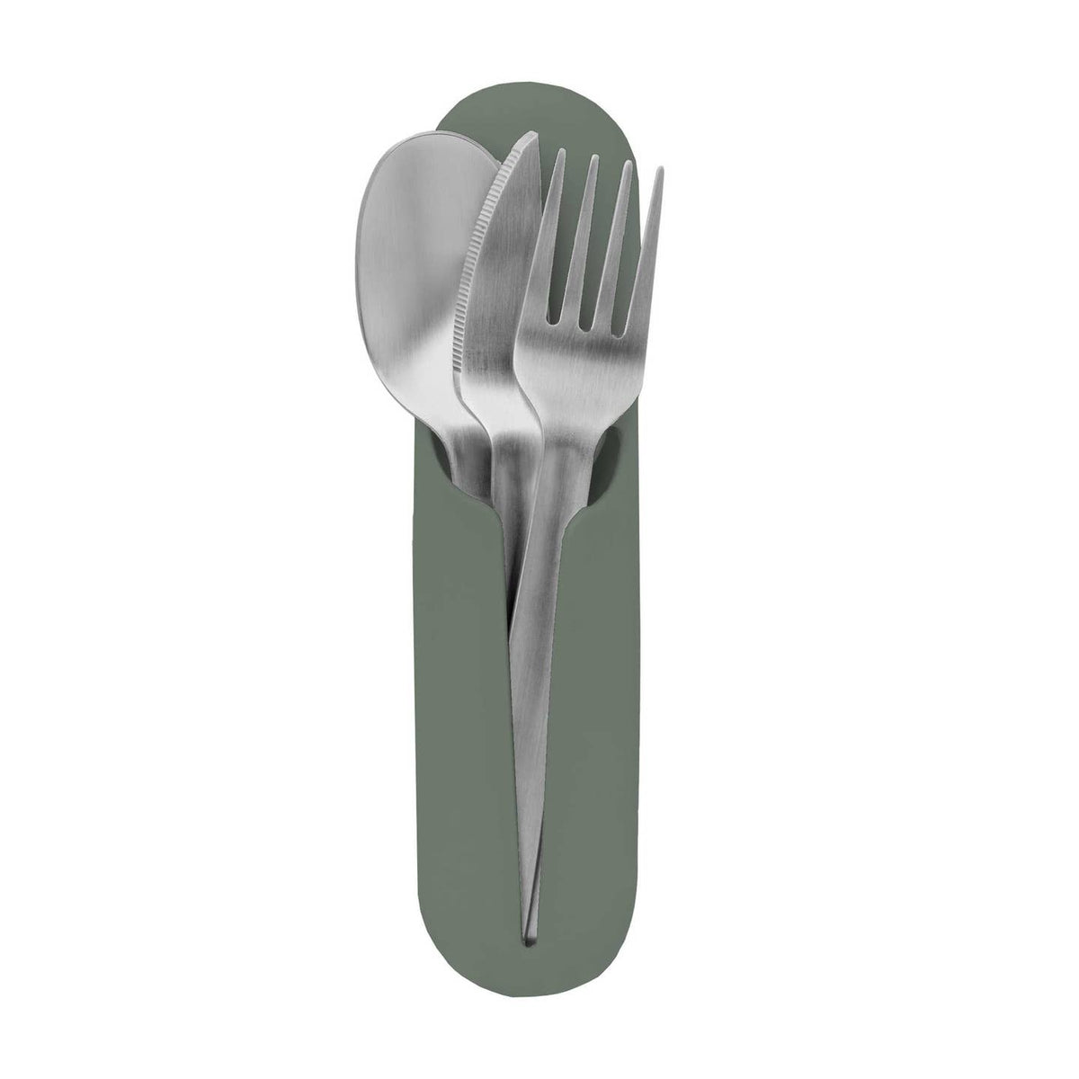 Reusable Utensil Set in Silicone Case