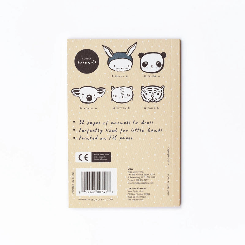 Mini Coloring Book--32 Ways to Dress Baby Animals