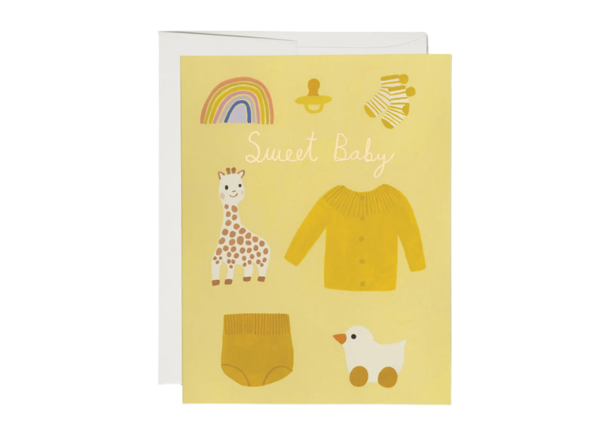 Baby Card: Yellow Baby
