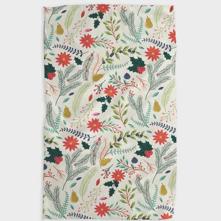 Holiday Quick-Drying Kitchen Tea Towel