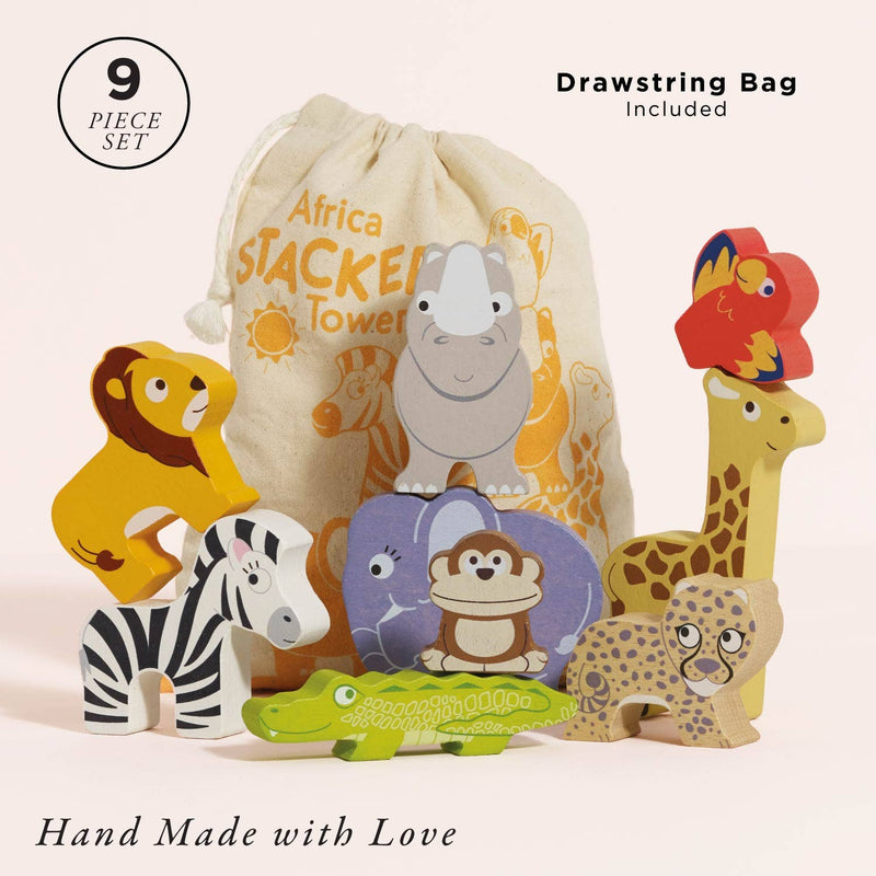 Africa Stacking Animals & Bag