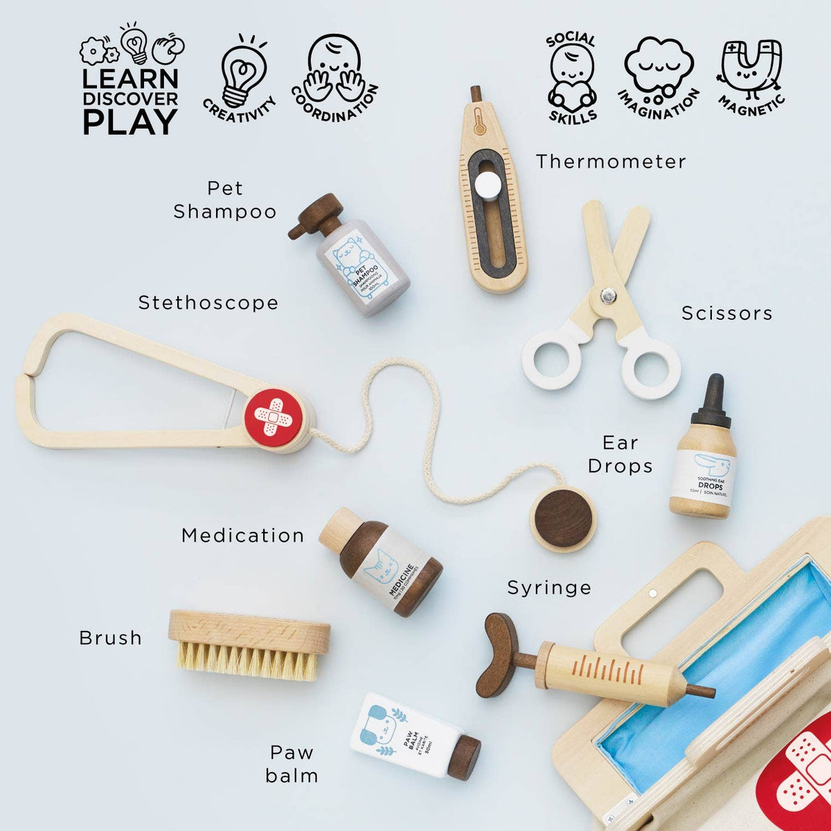 Animal Vet Pretend Play Set