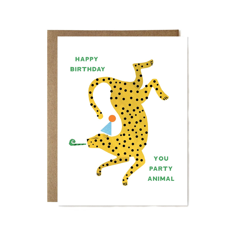 Birthday Card:  Party Animal