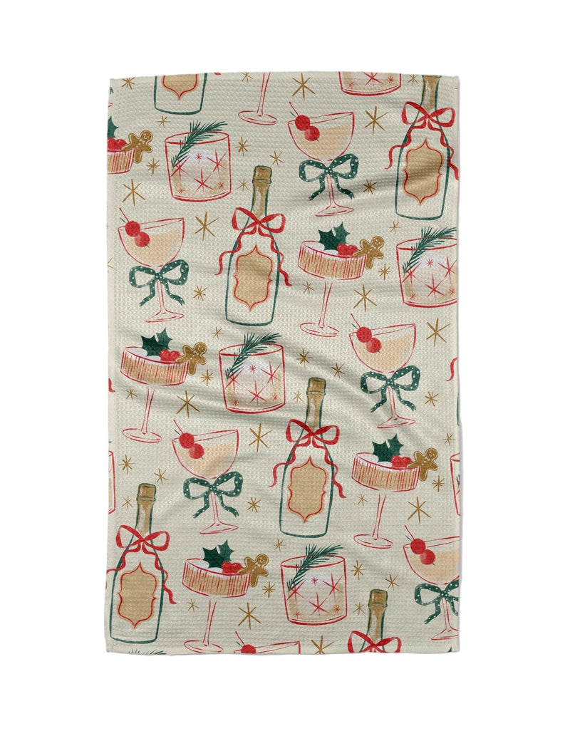 Holiday Quick-Drying Kitchen Tea Towel