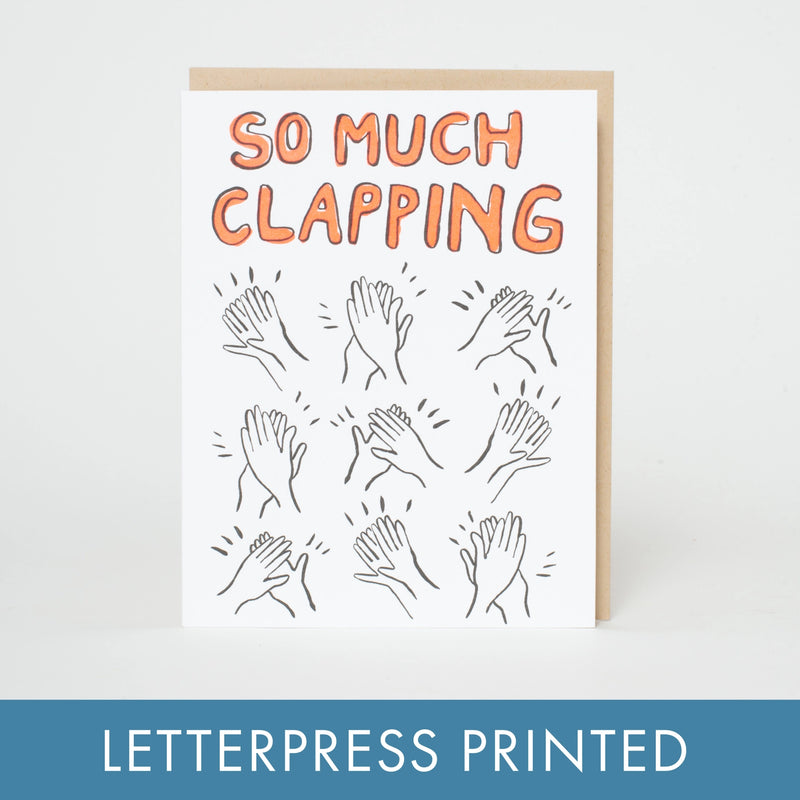 Congratulations Card: So Much Clapping