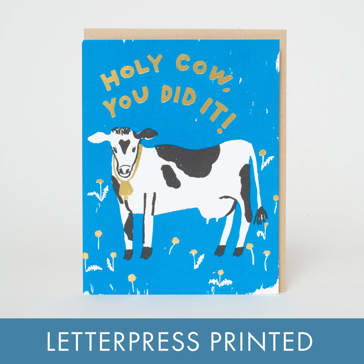 Congratulations Card: Holy Cow