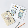 Mini Coloring Book--32 Ways to Dress Baby Animals