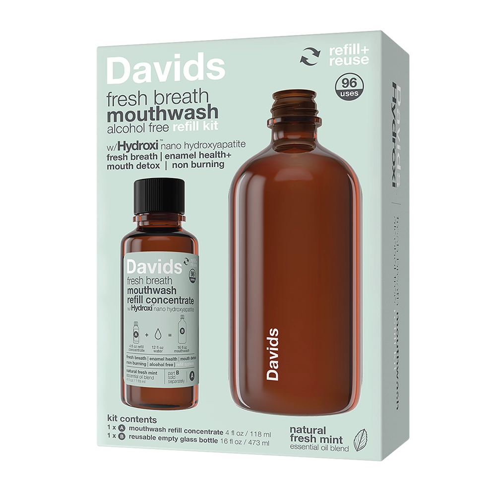Davids Refillable Liquid Mouthwash