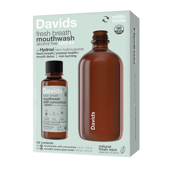 Davids Refillable Liquid Mouthwash