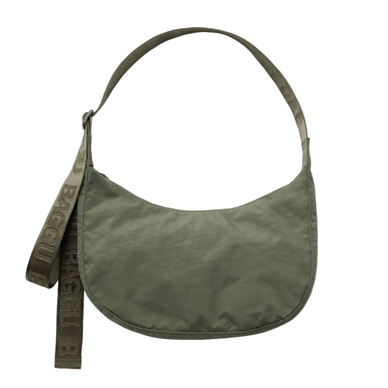 Recycled Nylon Crescent Bag