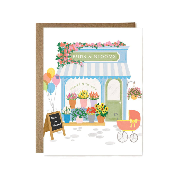 Baby Card: Baby in Bloom