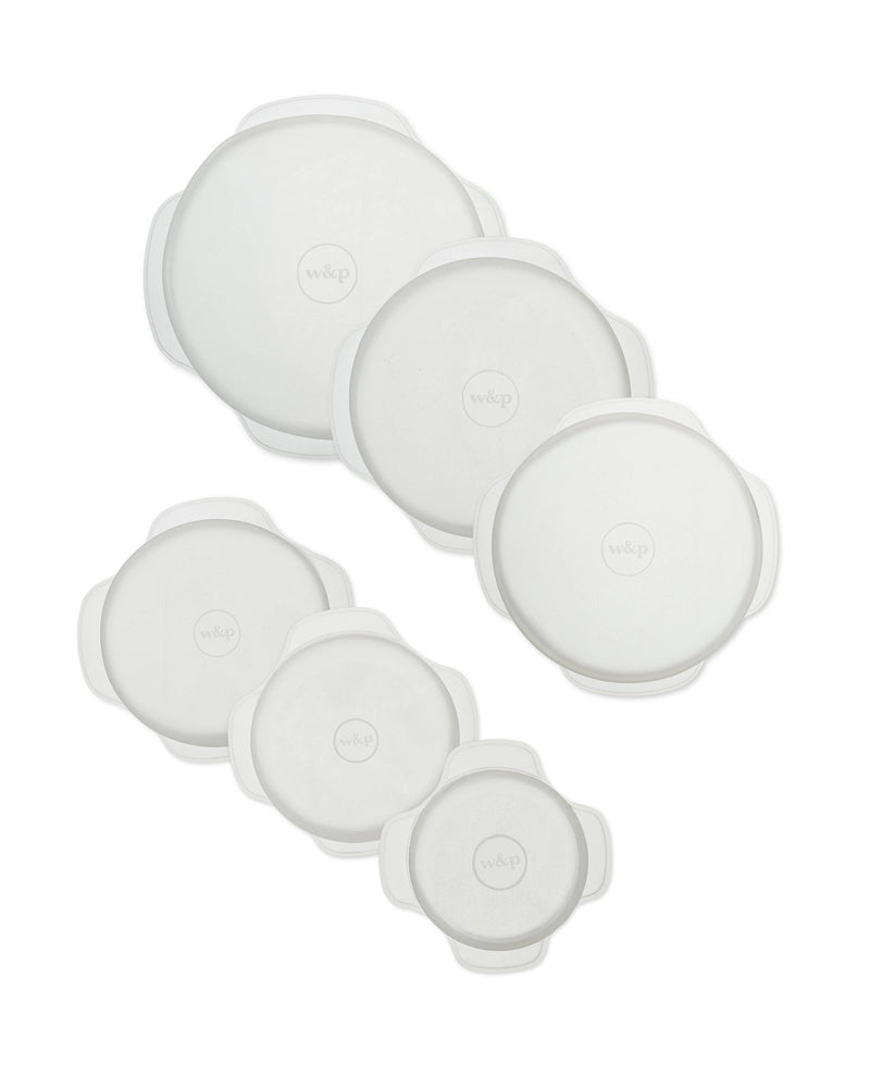 Reusable Silicone Stretch Lids - Set of 6 Assorted Sizes