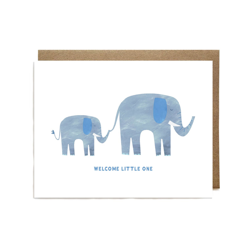 Baby Card:  Elephant Baby