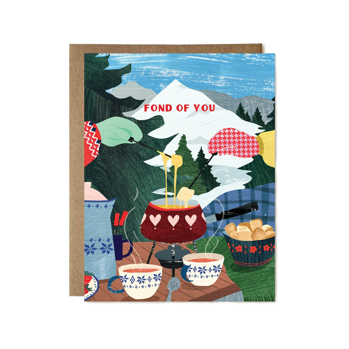 Love + Friendship Card:  Fondue