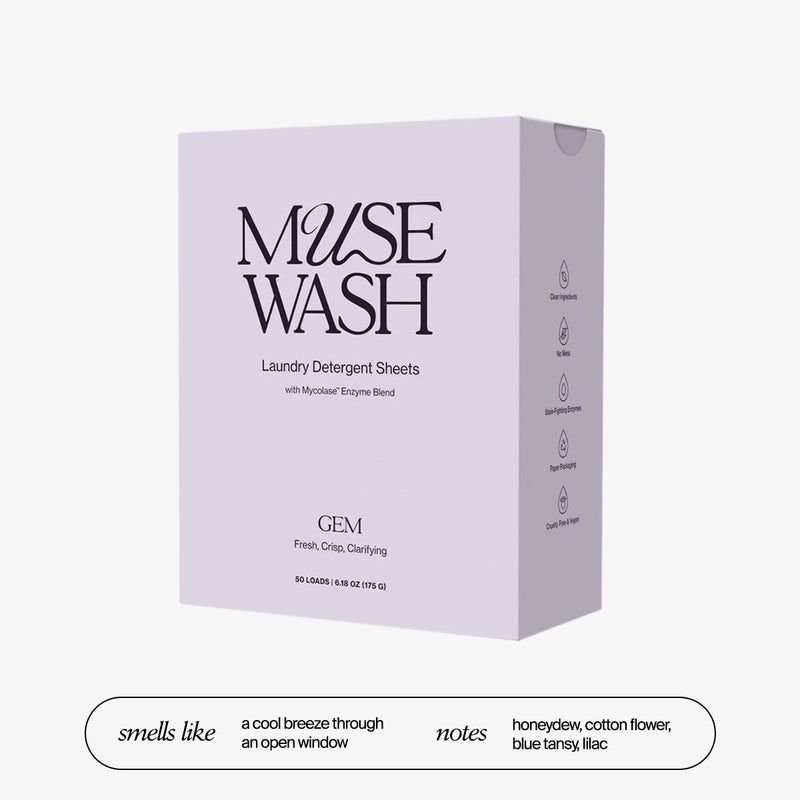 MUSEWASH Laundry Detergent Sheets-50 loads