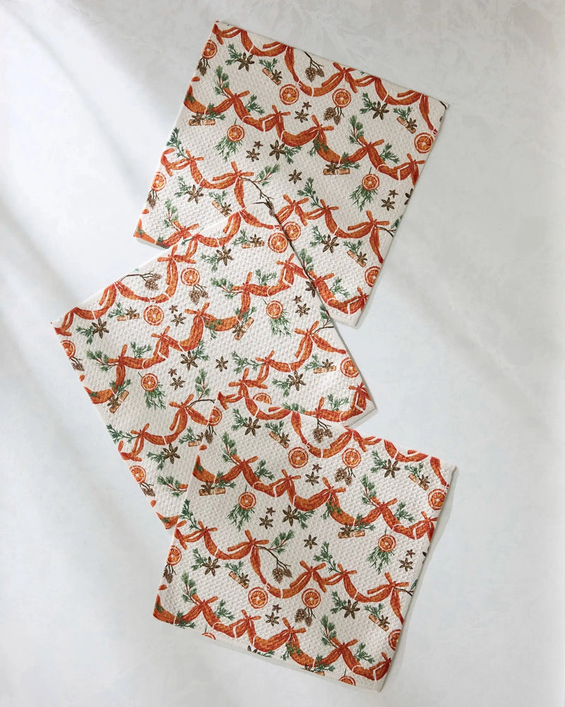 Holiday Quick-Drying Dishcloth Set