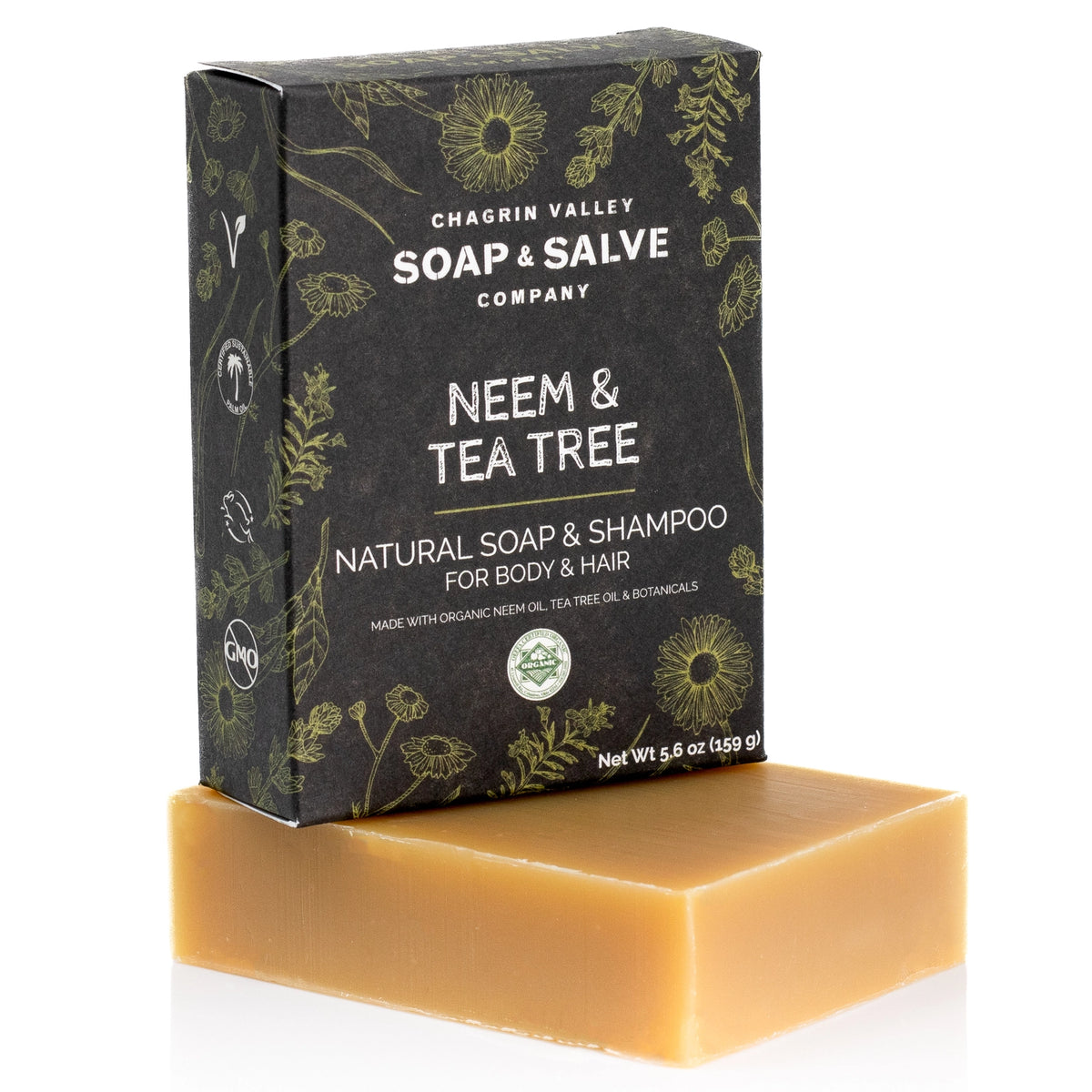 Neem & Tea Tree Soap and Shampoo Bar