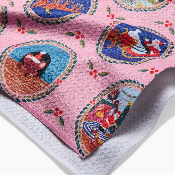Holiday Quick-Drying Kitchen Tea Towel
