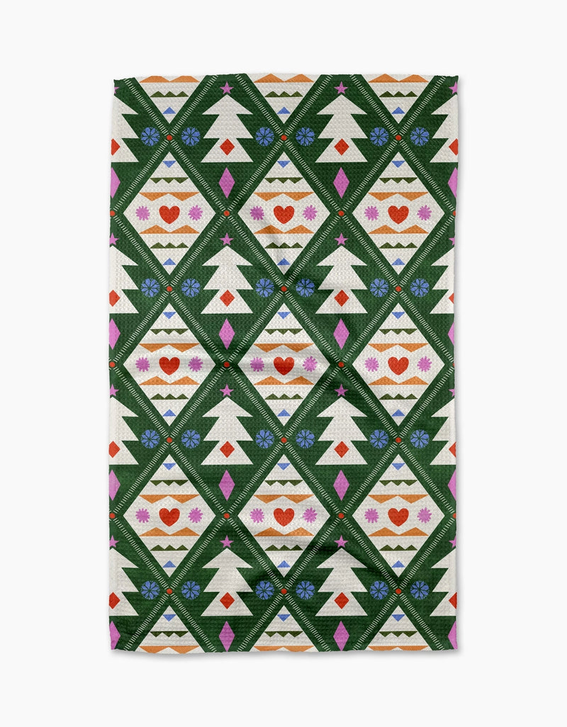 Holiday Quick-Drying Kitchen Tea Towel