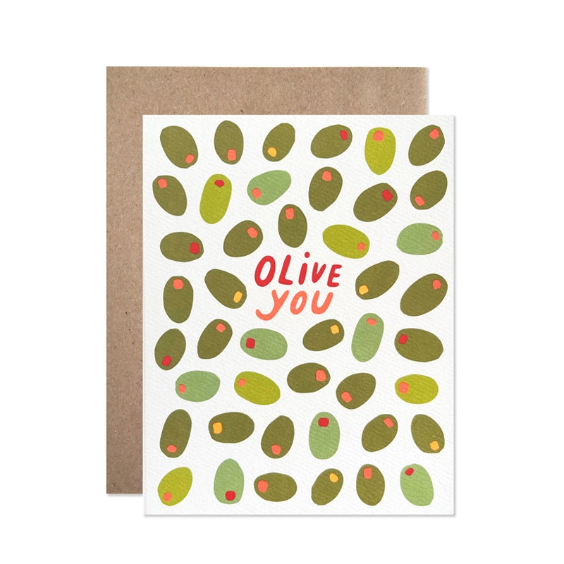 Love + Friendship Card: Olive You