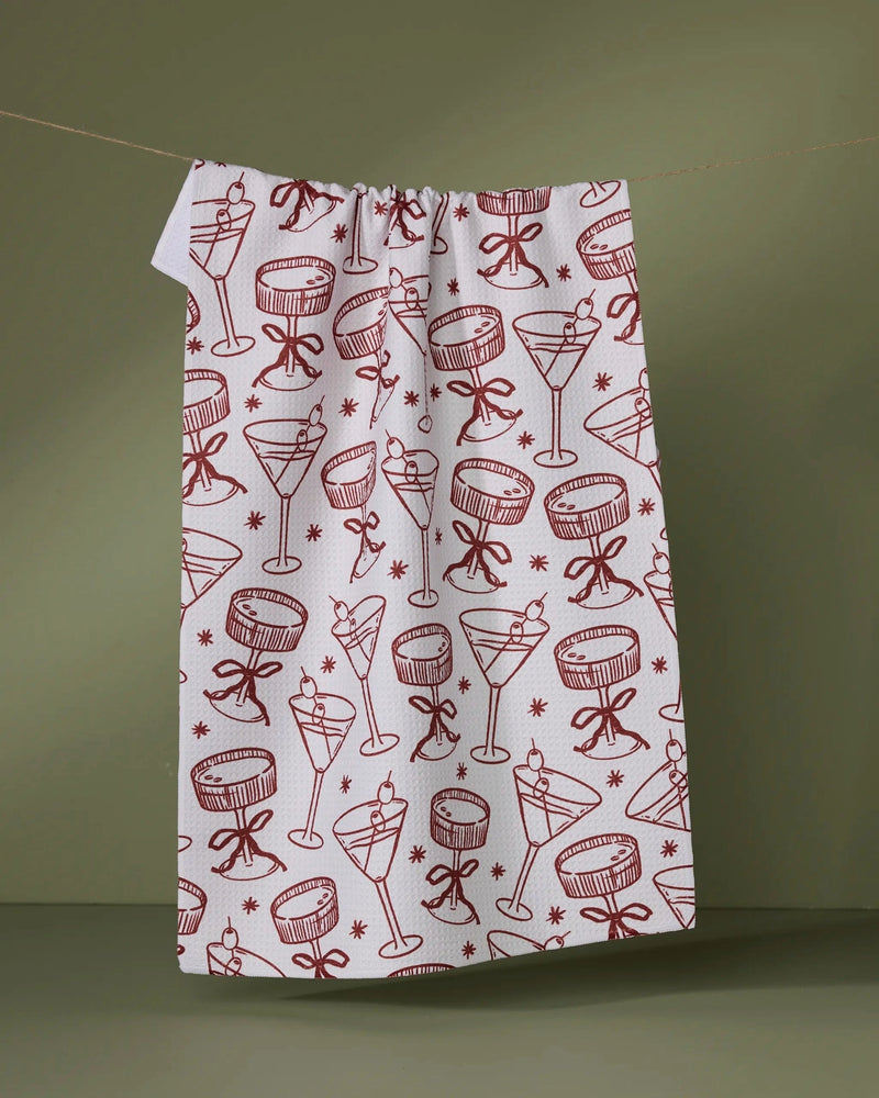 Holiday Quick-Drying Kitchen Tea Towel